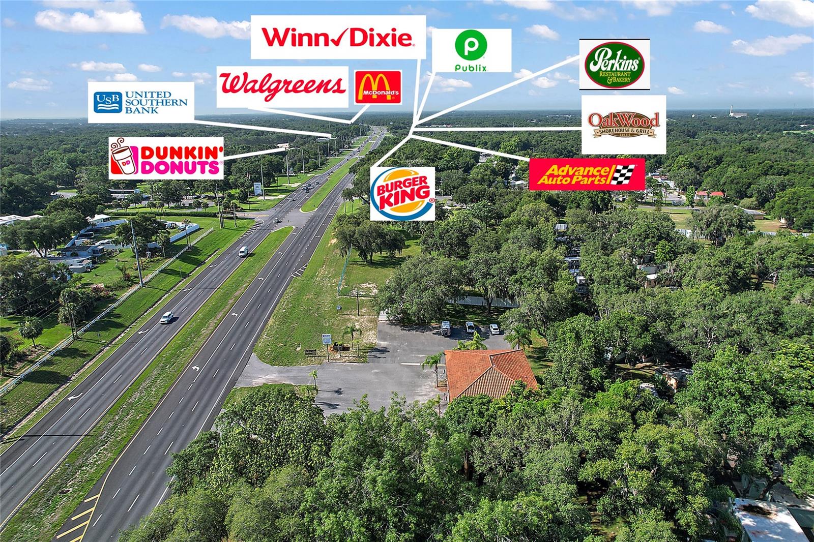 27 Facing South towards the CR 48 Publix Plaza