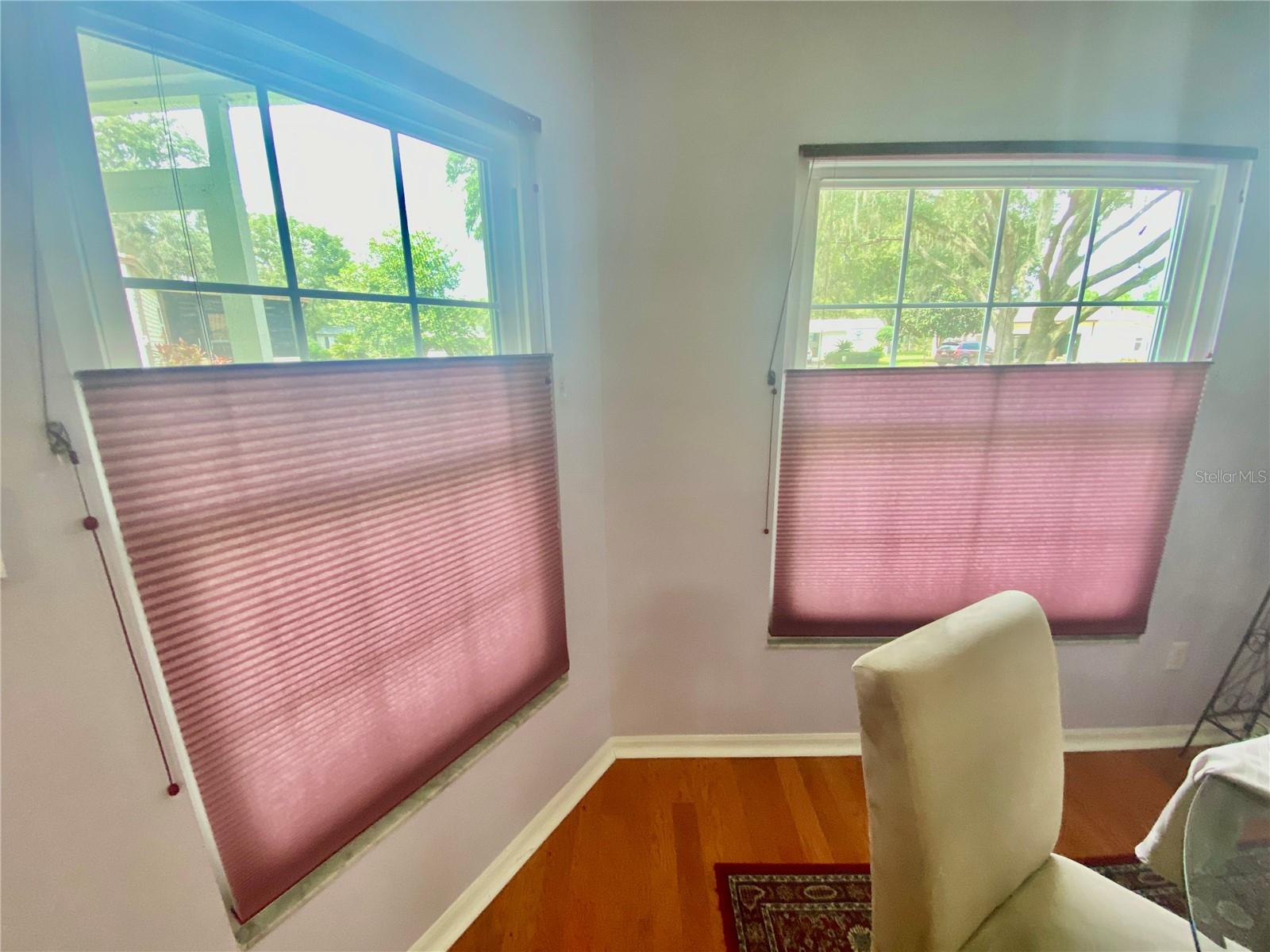 CUSTOM BLINDS THROUGHOUT HOUSE