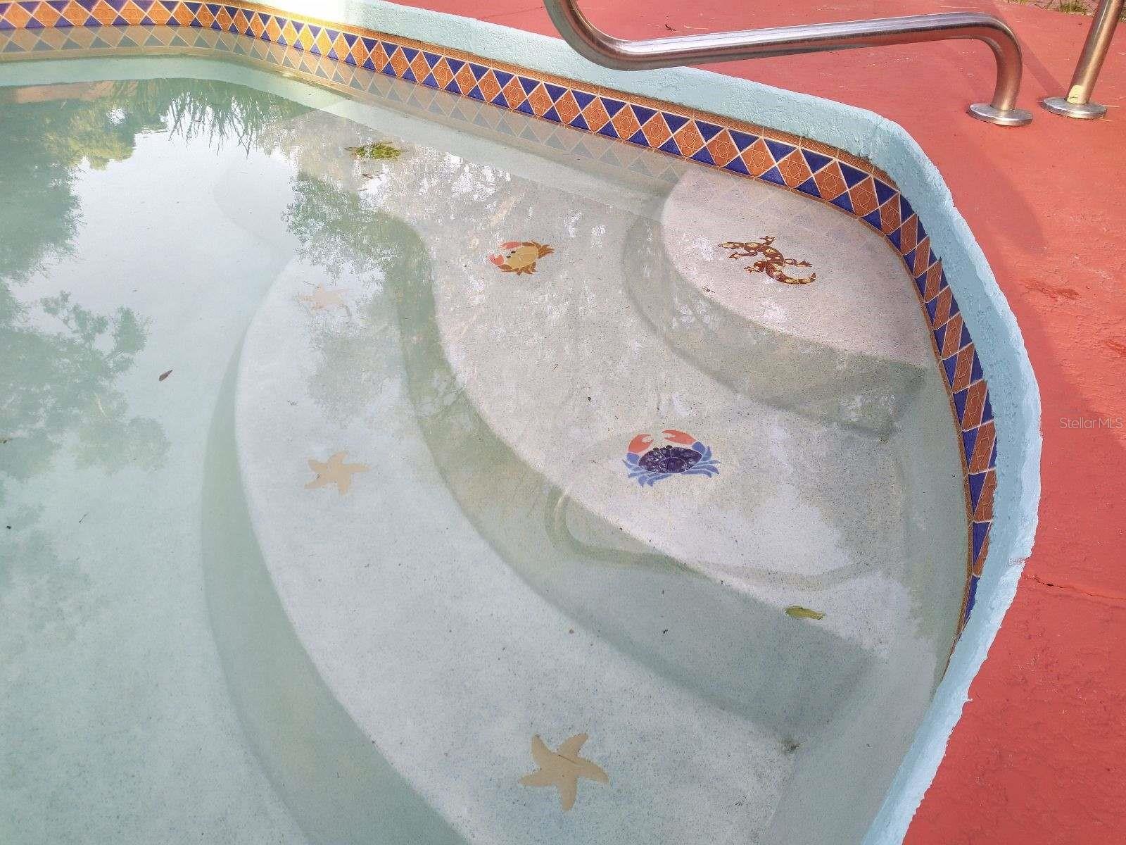 UNIQUE TILES IN POOL