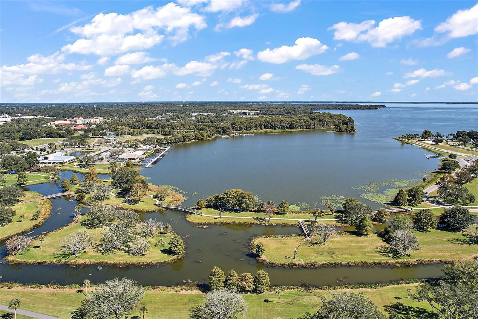 Aerial View Venetian Gardens