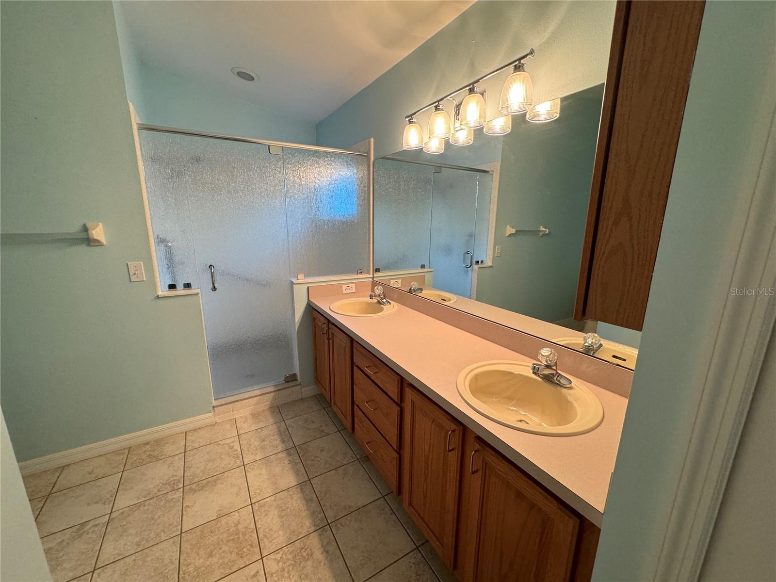 DOUBLE VANITY IN PRIMARY BATH