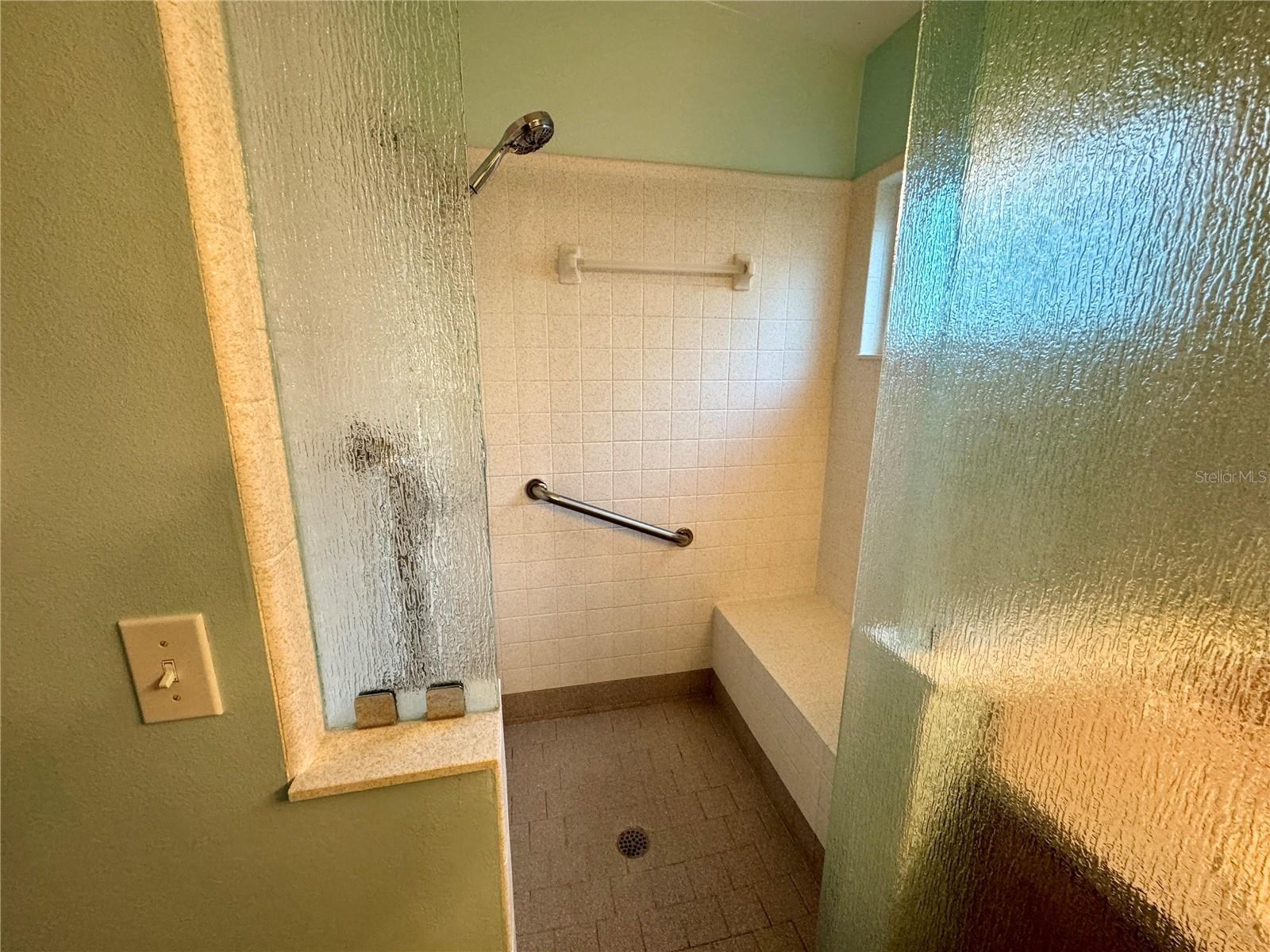 REFINISHED SHOWER IN PRIMARY BATH