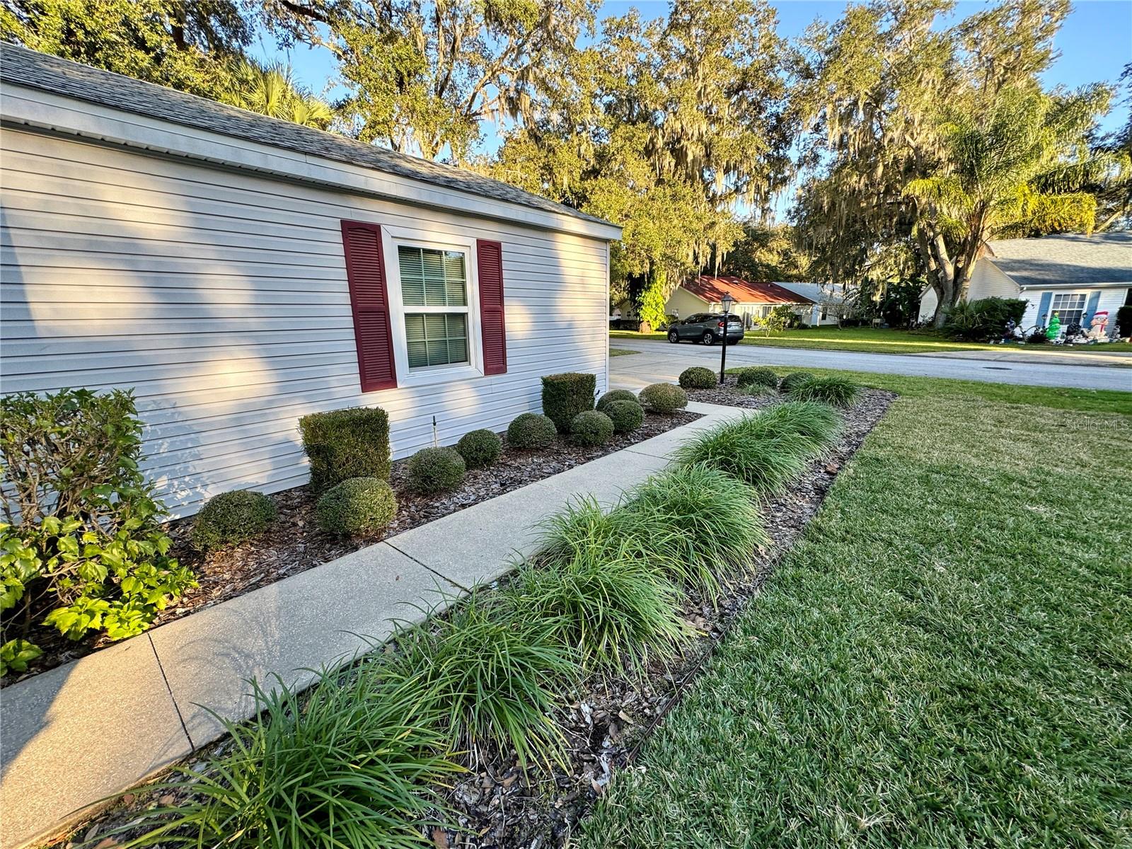 SIDE GARAGE DOOR AND TRANE HVAC