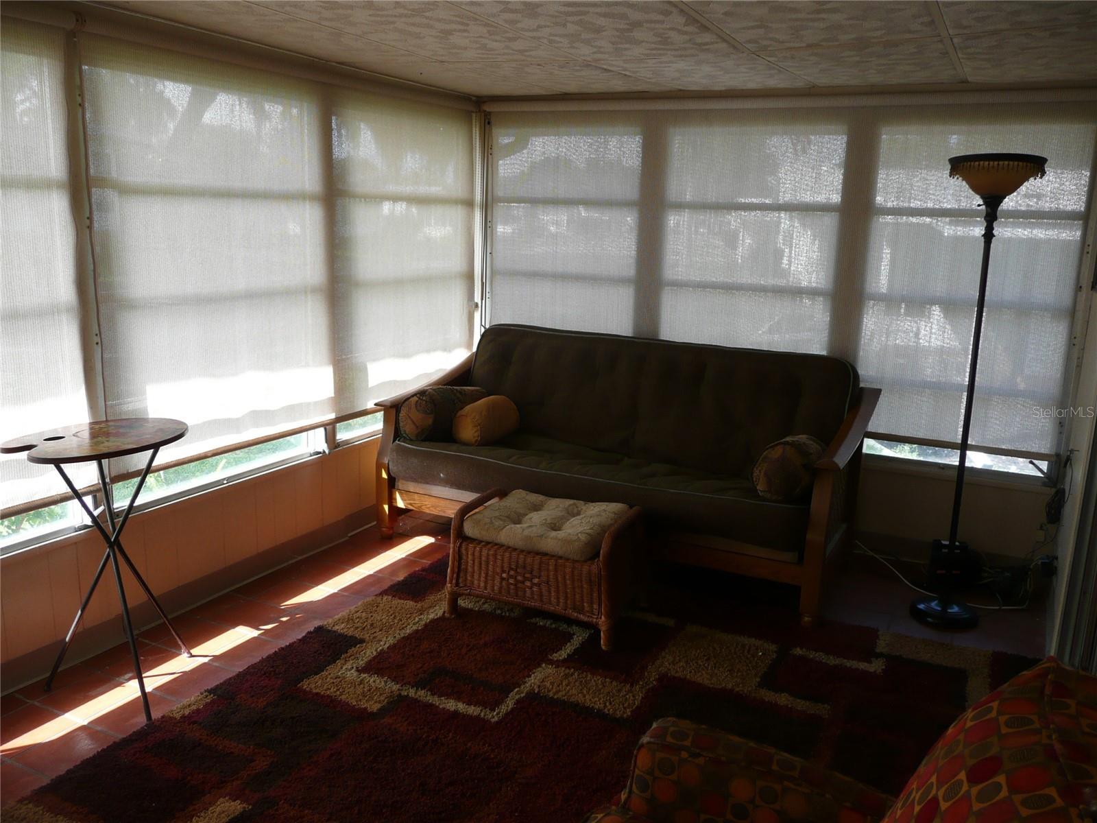 Adjust shades and windows to best enjoy FL Room