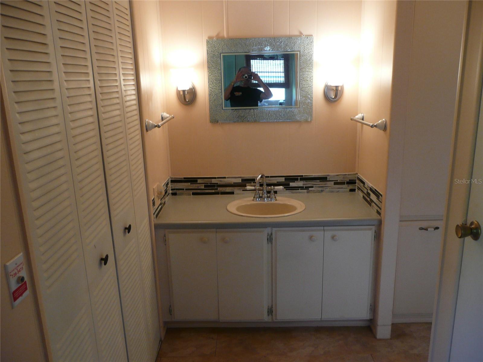 Lots of storage. Note Security Button lower left