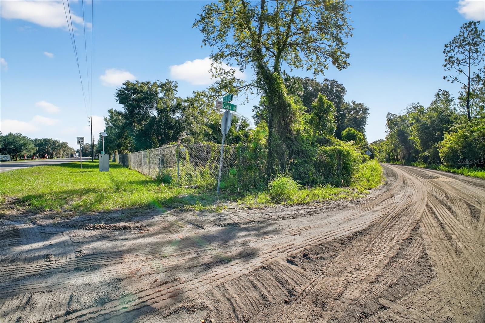 corner of Clark Rd and 19