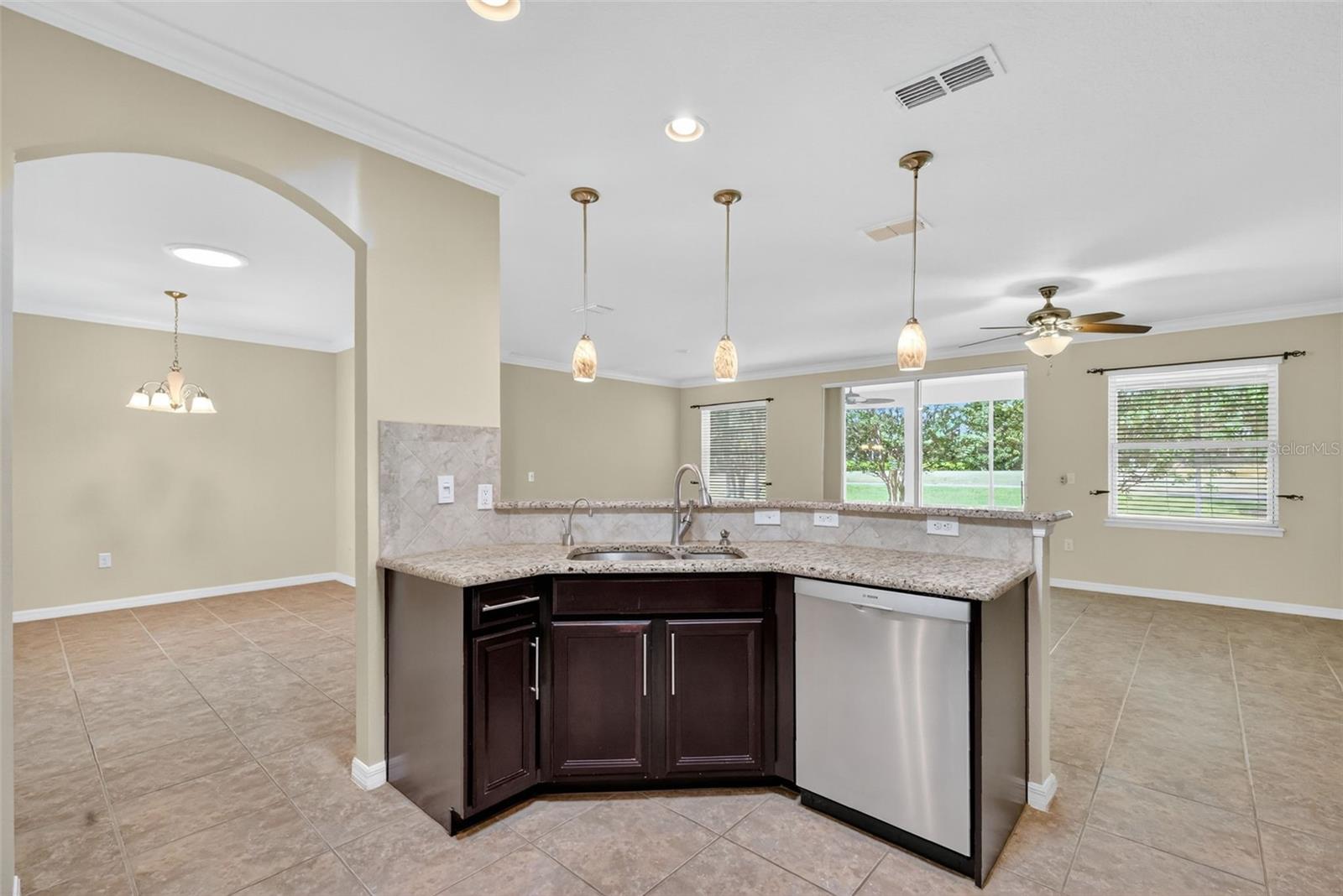 Dish washer and sink