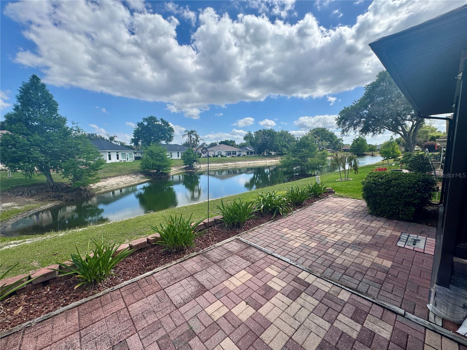 PATIO AND POND VIEWS